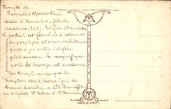 CPA Roma Foro Romano Tempio di Romolo