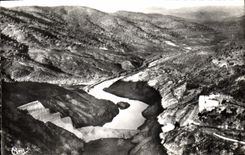 MODERN CARD Surroundings of Frejus Dam Malpasset after the catastrophe