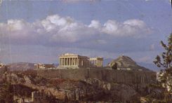 VINTAGE POSTCARD Greece Athens The Acropolis