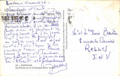 MODERN CARD Bordeaux Arrows of the Cathedral Saint Andre