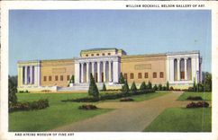 VINTAGE POSTCARD Petticoat Lane Looking East From Hand Street William Rockhill Nelson Gallery off Art