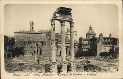 POSTAL Roma Foro Romano Tempio di Castore E Polluce de la VENDIMIA