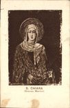 Holy picture S Chiara Simone Martini