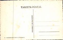 MODERN CARD Madrid El Retiro Estanque Boats Boats