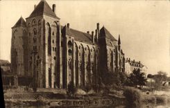 VINTAGE POSTCARD the Abbey Saints Pierre De Solesmes Seen of North East