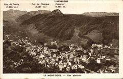 VINTAGE POSTCARD Auvergne the Mount Gilds View