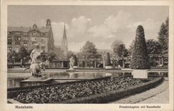 CPA Mannheim Friedrichsplatz mit Kunsthalle