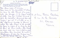 MODERN CARD Land off the Navajo woman Arizona