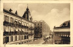 VINTAGE POSTCARD Dax the Themml District