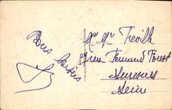 VINTAGE POSTCARD Holy Jean De Luz the Fort of Soccoa and the Cliffs has high tide