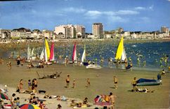 MODERN CARD Sables d'Olonne the Beach