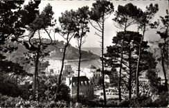 MODERN CARD Perros Guirec the Beach of Trestraou seen of the Road of the Cornice