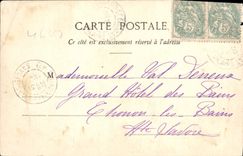 VINTAGE POSTCARD Dinan the Statue of Duguesclin Horse