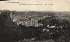 POSTAL Chatel Guyon de la VENDIMIA visto en el norte