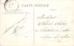 VINTAGE POSTCARD Palate of Fontainebleau Basin of the Cascades