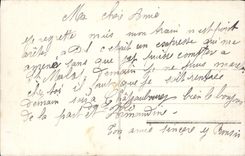 VINTAGE POSTCARD Senlis Train station Incondiee by the Militaria Germans