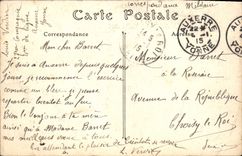 CPA Auxerre Vue Generale Prise du Pont de la Tournelle