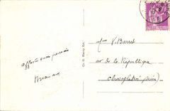 VINTAGE POSTCARD Arcy on Cure the southern Tunnel Left