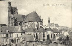 CPA Sens Abside de la Cathedrale