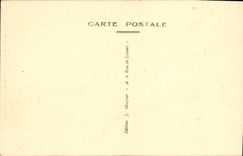 VINTAGE POSTCARD Lisieux Drums with the Bridge of the Street of Caen