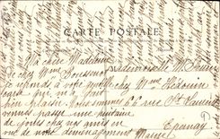 VINTAGE POSTCARD Wood De Vincennes Greek Temple