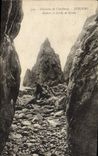 VINTAGE POSTCARD Surroundings of Cherbourg Jobourg Rochers and Sortie Cave