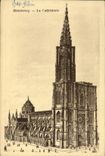 VINTAGE POSTCARD Strasbourg the Cathedral