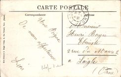 VINTAGE POSTCARD national Asile of the convaslescents has St Maurice Vue principal