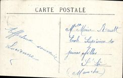 CPA Granville Vagues au Pont Jacques