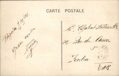 VINTAGE POSTCARD Beziers Places Jean Jaures Vue as the crow flies