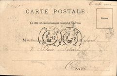 VINTAGE POSTCARD Bordeaux Parks South Departure