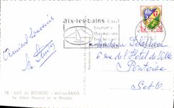 CPM Aix Les Bains Lac du Bourget Le Mont Revard et le Nivolet
