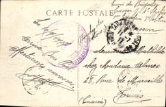 CPA Marseille Carrefour des allees de Meilhan et des Capucines Tramway