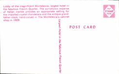 CPM Monteleone cabinet Hotel
