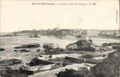 CPA Biarritz La Cote et port des pecheurs