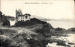 CPA Biarritz Pittoresque Villa Belxa
