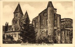 CPA Conques L'Eglise Facade Sud