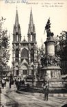 CPA Marseille Le monument des Mobiles et l'eglise des Reformes