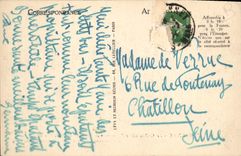 CPA Marseille Le Cathedrale et L'Ascenseur de Notre Dame Bateaux