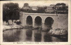 CPA Marseille Promenade de la Corniche Le Pont de la Fausse Monnaie 
