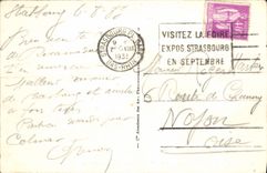 VINTAGE POSTCARD Strasbourg Small France