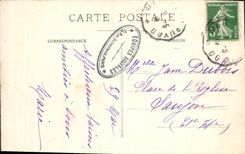 VINTAGE POSTCARD Surroundings of Dirtied De Bearn Ruins of Bellocq turns of the castle