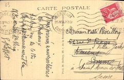 VINTAGE POSTCARD Bourdeaux Turn Pey Berland
