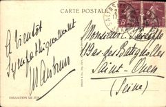 VINTAGE POSTCARD Saline Les Bains Gate Of the Church St Anatole