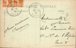 VINTAGE POSTCARD Surroundings Saline les Bains Nans Under Sainte Anne Verneau