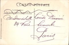 POSTAL Auvergne pintoresco Clermont-Ferrand de la VENDIMIA la catedral