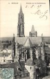CPA Senlis abside de la Cathedrale
