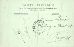 VINTAGE POSTCARD Nantes Apse of the Church Saint Clement