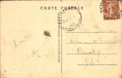 VINTAGE POSTCARD Castle of Chateaubriant House of staircase of the Colonnade