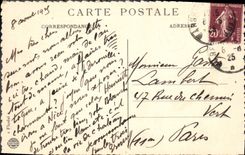 CPA Marseille La Rue de la Republique Bateaux Tramway